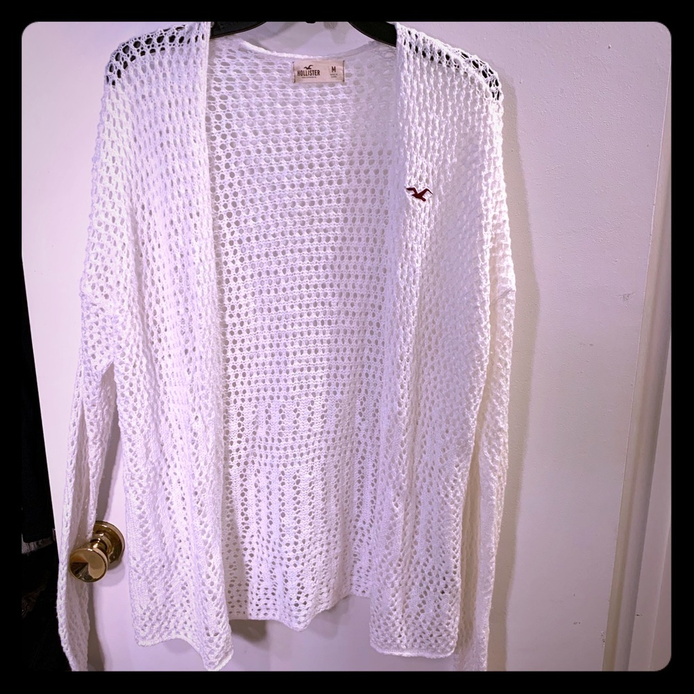 Fishnet cardigan